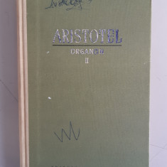 ARISTOTEL - ORGANON - Volumul 2 -1958, editie cartonata