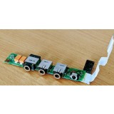 HP Pavilion DV2000 DV2500 DV2700 Audio Jack Port Infrared IR Sensor 554F602001G