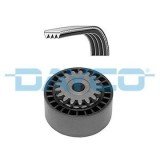 Set curea transmisie cu caneluri Dacia Logan, Sandero; Renault Clio II, Clio Symbol I, Kangoo, Kangoo Express Motor 1.0 Hi-Flex, 1.0 Hi-Flex, OE