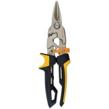 Foarfeca pentru tabla Fiskars PowerGear, 1027207, taietura dreapta, 252 mm