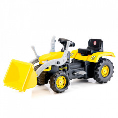 Tractor excavator cu pedale, 53x113x45cm - Dolu