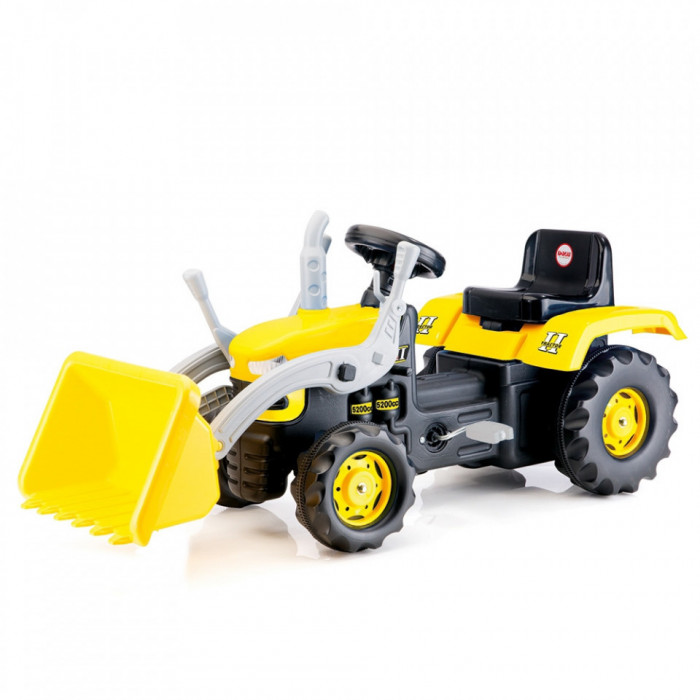 Tractor excavator cu pedale, 53x113x45cm - Dolu