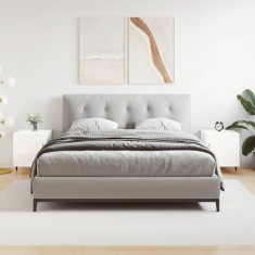 vidaXL Noptiere, 2 buc., alb extralucios, 40x40x50 cm, lemn compozit 827521