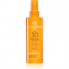 Collistar Smart Sun Protection Tanning Moisturizing Milk Spray SPF 30 spay-lotiune de protectie solara SPF 30 200 ml