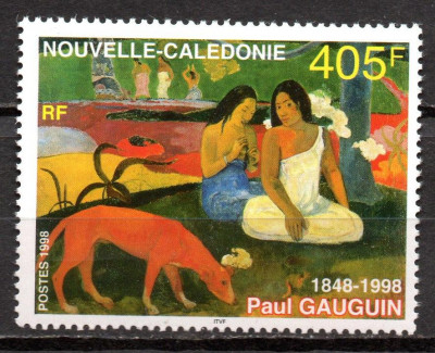 NOUA CALEDONIE 1998, Arta, Pictura, Gauguin, serie neuzată, MNH foto
