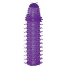 Cavalerul Mov - Manșon prelungitor penis din silicon Super Stretch