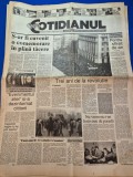 Ziarul cotidianul 22 decembrie 1992 - 3 ani de la revolutie