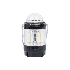 Felinar LED 20W cu 2 moduri de intensitate, negru, cu dimmer si baterii AA