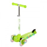 Cumpara ieftin Trotineta cu 3 roti, lumini, Evo, Light Up Move n Groove, Verde