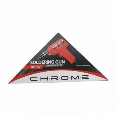 Pistol de lipit 100W in cutie CHROME foto