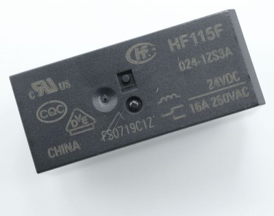 24VDC 16A-250VAC RELEU PCB, 1 CIRCUIT HF115F/024-1ZS3A HONGFA foto