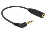 Cablu DELOCK 65673 Jack 2,5mm 3pin la Jack 3,5mm 4pin unghiular