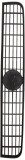 Grila radiator Fiat Punto Grande (199) 09.2005-02.2012, negru, 735419124, 302405
