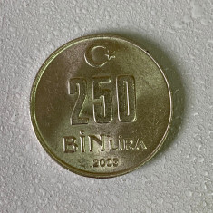 Moneda 250000 LIRE - 250 bin lira - 2003 - Turcia - KM 1137 (73)