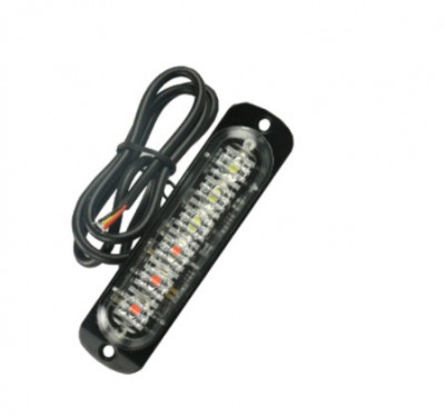 Set Girofar Led, Stroboscopic , 12/24V, Galben, 6 Leduri, Blitz 2 Functii foto