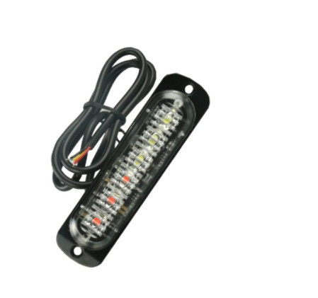 Set Girofar Led, Stroboscopic , 12/24V, Galben, 6 Leduri, Blitz 2 Functii