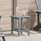 vidaXL Masă laterală Adirondack Gri deschis 38x38x45 cm HDPE