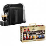 Espressor Tchibo Cafissimo easy Black, 1250 W, 3 presiuni, 650 ml, Negru + 70 capsule