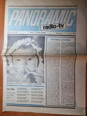 panoramic radio-tv 7 - 13 mai 1990 foto