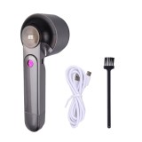 Aparat de Curatat Scame RARINCARE, 6 Lame, Rola Adeziva incorporata, Putere 3 W, Afisaj LED, Gri