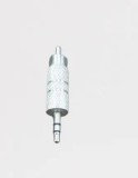 Adaptor Jack 3.5 mm STEREO tata - RCA tata metal