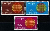 Cipru 1970 &ndash; Europa CEPT &ndash; serie completă 3 timbre MNH