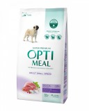 Optimeal Hrana uscata caini de talie mica - cu Rata 1,5kg