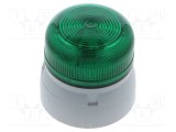 Semnalizator luminos cu LED, lumină flash albă, 110V AC, IP65, Klaxon Signals Flashguard