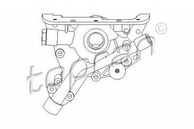 Pompa ulei OPEL CORSA C (F08, F68) (2000 - 2009) TOPRAN 205 585 foto