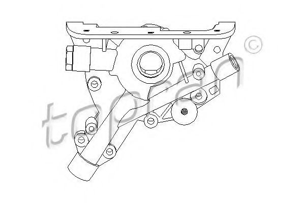 Pompa ulei OPEL VECTRA B (36) (1995 - 2002) TOPRAN 205 585