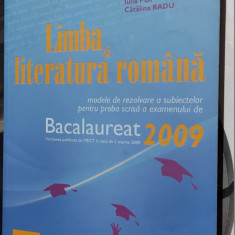 LIMBA SI LITERATURA ROMANA BACALAUREAT MODELE DE REZOLVARE A SUBIECTELOR PAICU