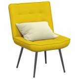 VidaXL Scaun de relaxare galben 64x74x84 cm catifea