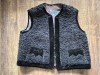 Pieptar Vechi din L&acirc;nă Buclată &ndash; Laicăr Costum Popular Vintage, Detalii Catifea