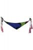 SW1131-4 Slip de baie cu imprimeu si snur cu ciucuri pe laterale, M, M/L, S/M