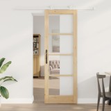 Ușa glisantă cu set de accesorii &#039;ORKDAL&#039;Lemn masiv &amp; Sticlă