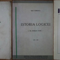 Nae Ionescu - Logica I (1943) + Istoria Logicei Logicii (1989) + Curs de (1993)