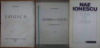 Nae Ionescu - Logica I (1943) + Istoria Logicei Logicii (1989) + Curs de (1993) foto