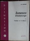 Cumpara ieftin JEAN-HERVE DONNARD: EUGENE IONESCO DRAMATURGE OU L&#039; ARTISAN ET LE DEMON (1966)