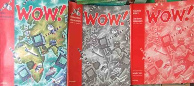 SET 3 CARTI WOW!: TEACHER&amp;#039;S BOOK 1, WOORKBOOK 1, BOOK 1-ROB NOLASCO foto