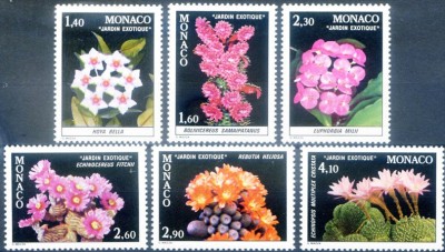 C4656 - Monaco 1981 -Flora 6v. neuzat,perfecta stare foto