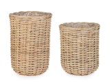 Cumpara ieftin Set 2 cosuri ratan natur Jefri 50x65 cm, 65x80 cm