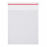 Pungi BOPP cu clapeta adeziva, 280 x 360 x 50 mm, set 500 bucati, 20 microni, transparente/lucioase