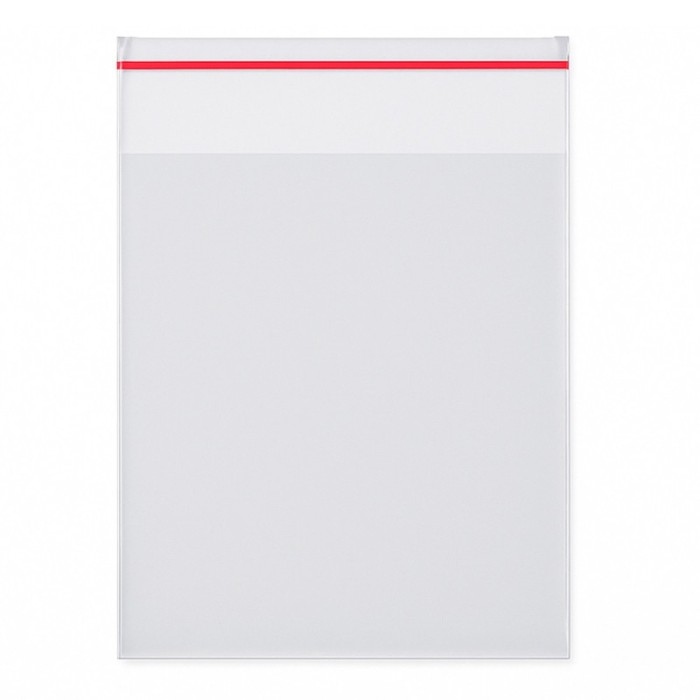 Pungi BOPP cu clapeta adeziva, 280 x 360 x 50 mm, set 500 bucati, 20 microni, transparente/lucioase