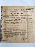 Autorizatie de deschidere Atelier de facut lumanari in Ploiesti 1946 / CD1P