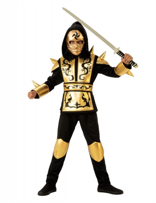 Costum de carnaval - Ninja Dragon Auriu