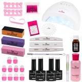Cumpara ieftin Kit Oja Semipermanenta One Step SensoPRO Milano 10ml cu Lampa UV #28 + CADOURI