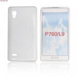 Husa Silicon S-Line Alba LG L9 (P760) Protectie Premium