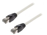 Cabluri de rețea S/FTP Cat 8.1 LSZH Gri 0,5m, Logilink