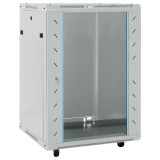 vidaXL Dulap de rețea cu depozitare Gri 60 x 60 x 80 cm Oțel 42017660