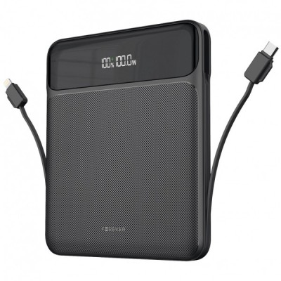 Baterie Externa Forever TB-200, 20000mAh, 100W, QC + PD, 1 x Lightning - 2 x USB-C - 2 x USB-A, Neagra foto